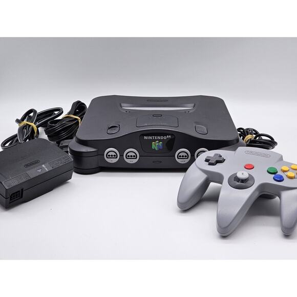 Nintendo 64 Console w/Original Controller (Tested/Working) - Picture 1 of 10